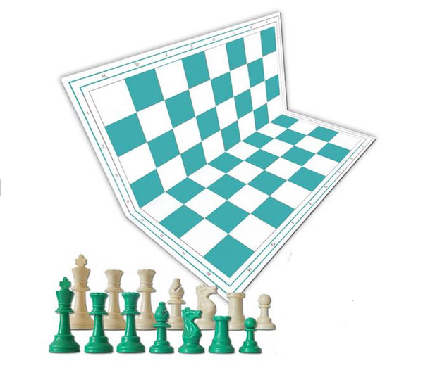 Χρωματιστά πλαστικά σέτ για σκάκι 
