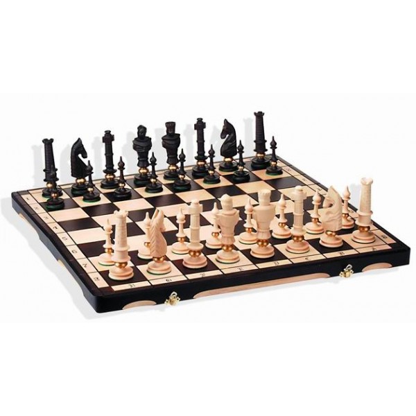 Σκακιέρα Νο CH104 με ξύλινα πιόνια και ύψος βασιλιά 15 εκ.