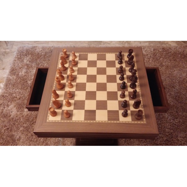 Σκάκι τραπέζι (Κωδικός Νο 1057 καφέ)