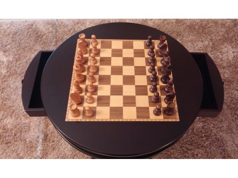 Σκάκι τραπέζι στογγυλό (Κωδικός Νο 1071)