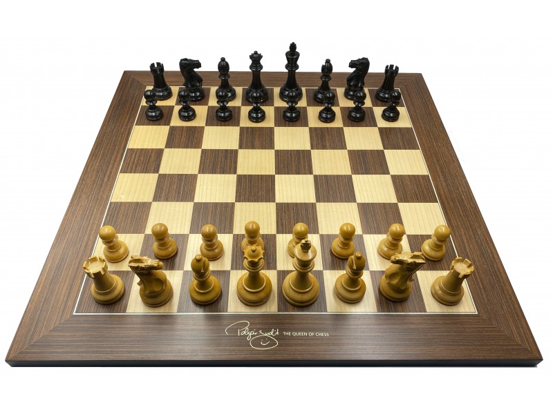 DGT Judit Polgar ξύλινη σκακιέρα