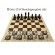 Σχολικό Σετ - πέντε σέτ σκακιέρα βινυλίου 41 Χ 41 εκ. με πλαστικά πιόνια για σκάκι & πουγκί