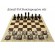 Σχολικό Σετ - Δέκα σέτ σκακιέρα βινυλίου 41 Χ 41 εκ. με πλαστικά πιόνια για σκάκι & πουγκί