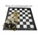Σχολικό σέτ - Πέντε σέτ πλαστικοποιημένη σκακιέρα 32 Χ 32 εκ. και πιόνια