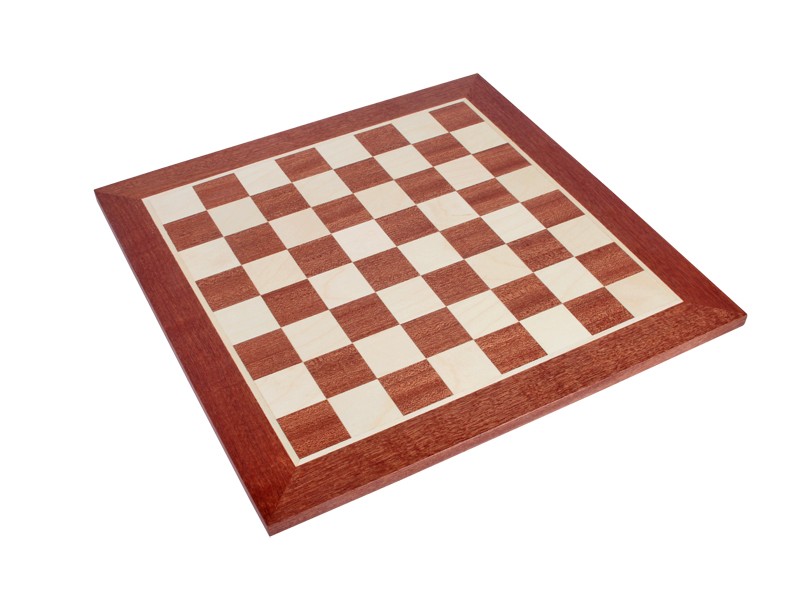 Σκακιέρα ξύλινη μαόνι σε πλακέτα  Giant deluxe (60 Χ 60 εκ. - 6.4 εκ.καρέ)