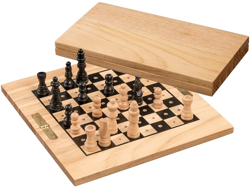 Ξύλινη σκακιέρα Werther με ξύλινα πιόνια 