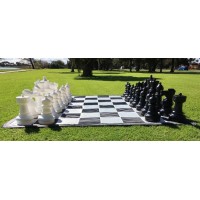 Σκάκι κήπου - Μαλακό ανοιγόμενο γίγας δάπεδο για το σετ των 60 εκ.  -  διάσταση 5 μέτρα Χ 5 μέτρα εκ.