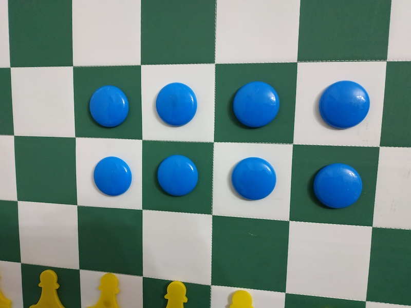 Μαγνήτες ένδειξης τοποθέτησης πιονιών για μαγνητικές εκπαιδευτικές σκακιέρες
