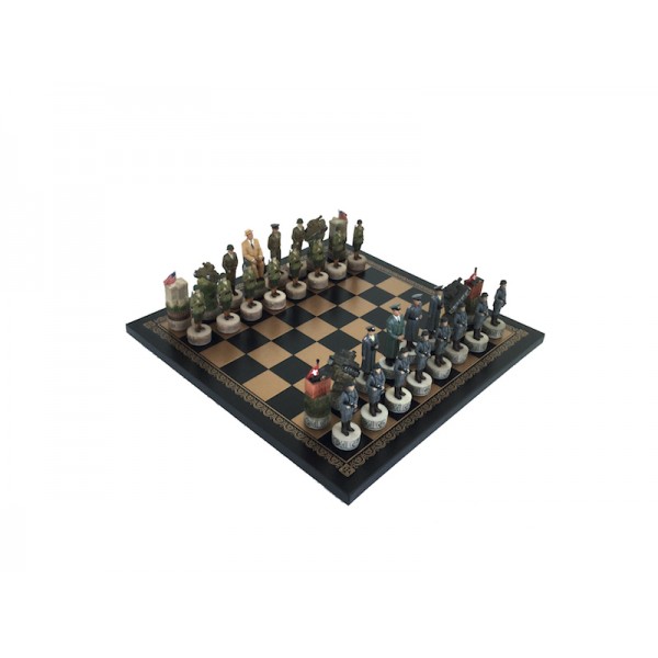 Italfama ιστορικό σέτ με θέμα World war II και σκακιέρα πλακέτα 