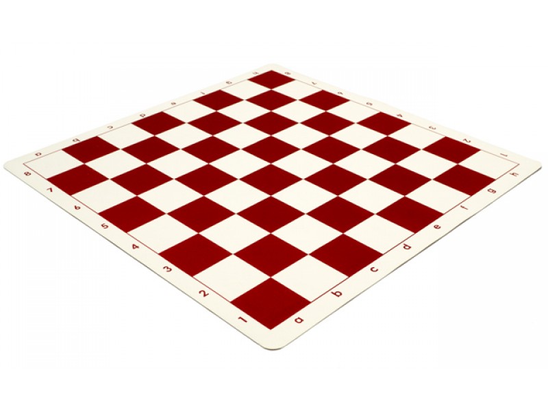 Σκάκι βινυλίου κόκκινο 50X50 εκ.