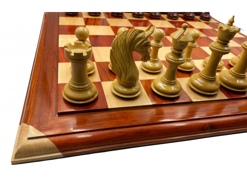 Alverno  11.6 εκ.με διπλό βάρος μαζί με σκακιέρα ξύλινη Royal Salon (glossy) 