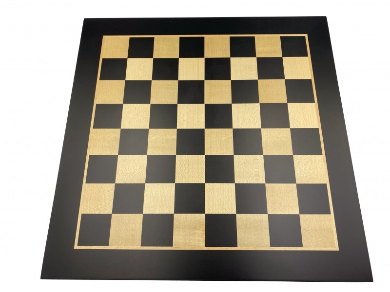 Σκακιέρα ξύλινη σε πλακέτα με λευκή μπορντούρα Διάσταση:  40 Χ 40 εκ