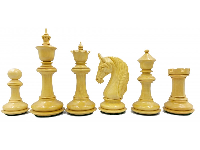 Alverno staunton σέτ πιόνια για σκάκι με  τριπλό βάρος budwoodrose  (ύψος βασιλιά 11.6 εκ.)