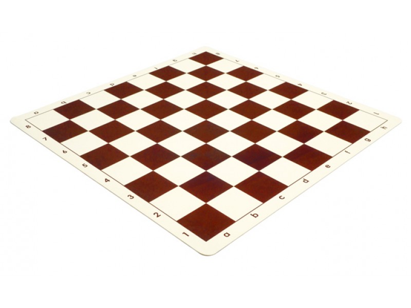 Σκακιέρα καφέ σιλικόνης 50 Χ 50 εκ. , 5.7 εκ. τετράγωνο
