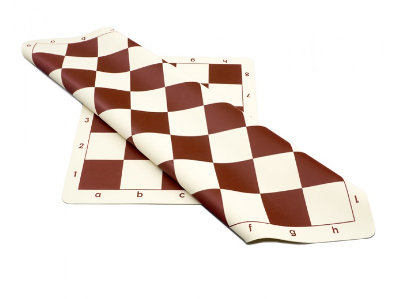 Σκακιέρα καφέ σιλικόνης 50 Χ 50 εκ. , 5.7 εκ. τετράγωνο