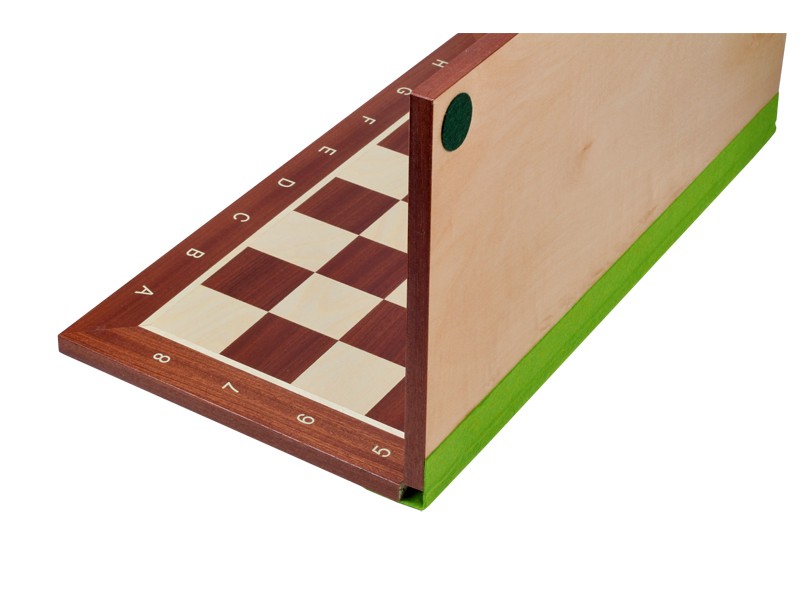 Σκακιέρα ξύλινη σε σπαστή πλακέτα αγωνιστική No CTX 40 χωρίς συντεταγμένες