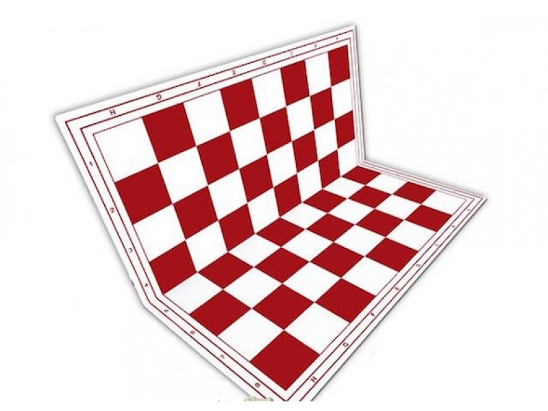 Σπαστή σκακιέρα 50 Χ 50 εκ. κόκκινη