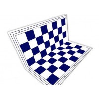 Σπαστή σκακιέρα 50 Χ 50 εκ. μπλέ