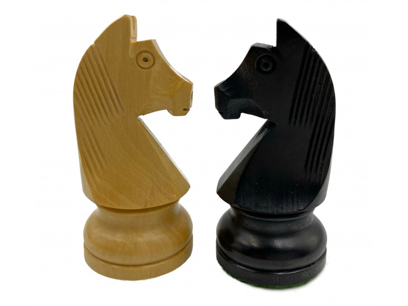 Σέτ πιόνια για σκάκι με βάρος German staunton  (ύψος βασιλιά 9.5 εκ.)