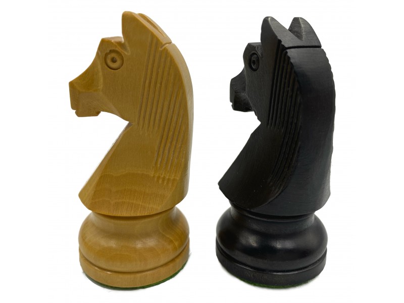 Σέτ πιόνια για σκάκι με βάρος German staunton  (ύψος βασιλιά 9.5 εκ.)