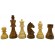 Σέτ πιόνια για σκάκι με βάρος German staunton  (ύψος βασιλιά 9.5 εκ.) + ΔΩΡΟ πουγκί φύλαξης
