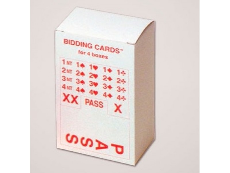 Κάρτες reffil για bidding boxes 