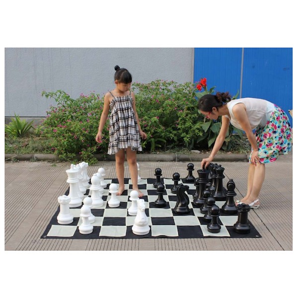 Σκάκι κήπου - Μαλακό ανοιγόμενο δάπεδο για το σετ των 30 εκ. - Διάσταση 1.36 Χ 1.36 εκ.