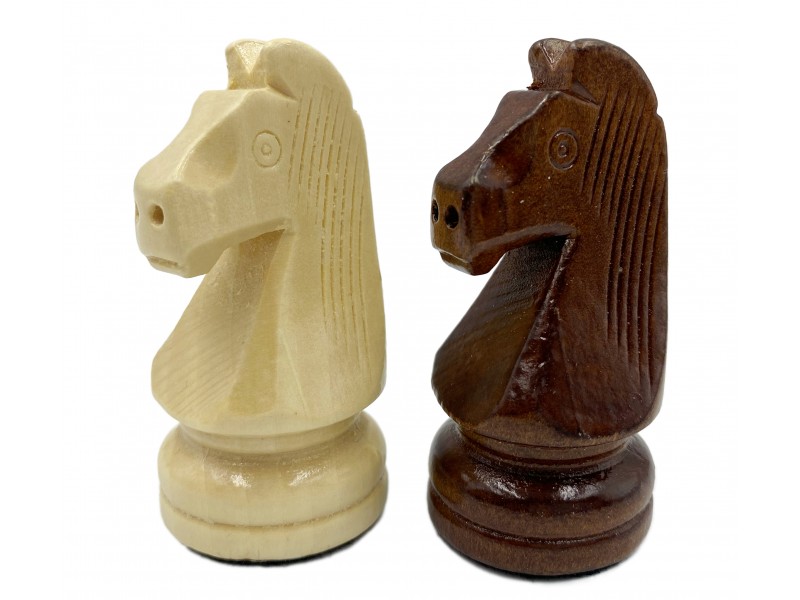 Ξύλινη σκακιέρα αγωνιστική 50 Χ 50 εκ +  ξύλινο σέτ πιόνια με βάρος Tandrum με ΄υψος βασιλιά 9.5 εκ. + Σκακιστικό χρονόμετρο DGT 1002