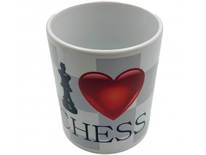 Κούπα καφέ "I love chess"