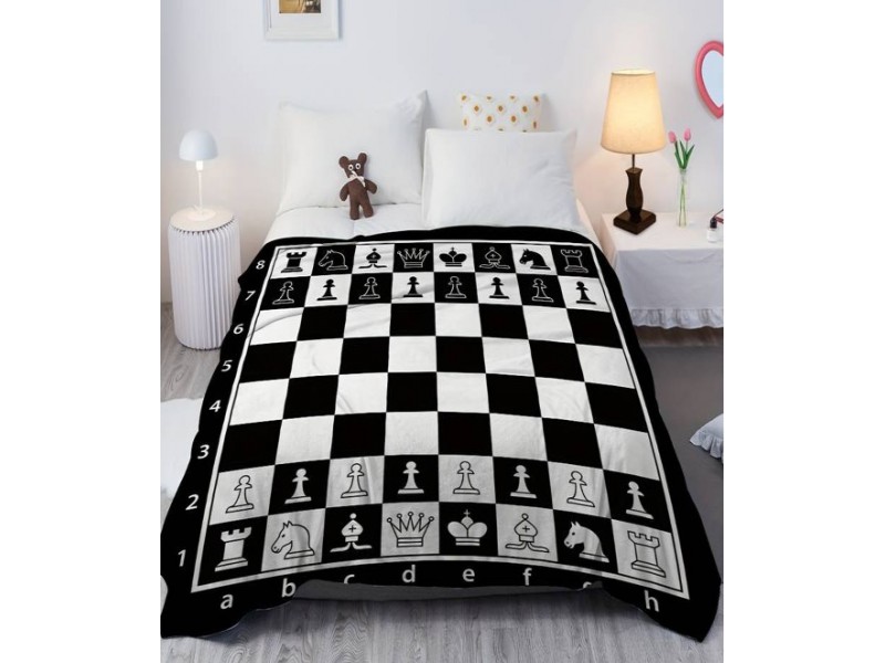 Σκακιστική κουβέρτα (1 μέτρο Χ 76εκ.)
