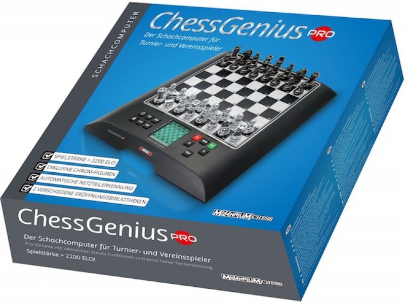 Ηλεκτρονική σκακιέρα Chess genius pro + Δωρεάν: Τροφοδοτικό ρεύματος
