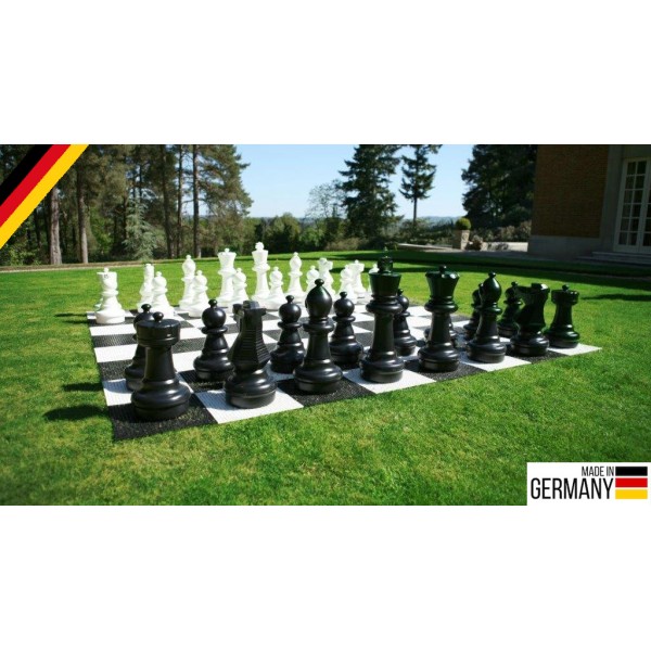 Σκάκι κήπου - Πιόνια σετ μέ ύψος Βασιλιά 63 εκ. (Γερμανικής προέλευσης - Πιστοποίηση CE)
