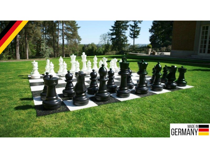 Σκάκι κήπου - Πιόνια σετ μέ ύψος Βασιλιά 63 εκ. (Γερμανικής προέλευσης - Πιστοποίηση CE)