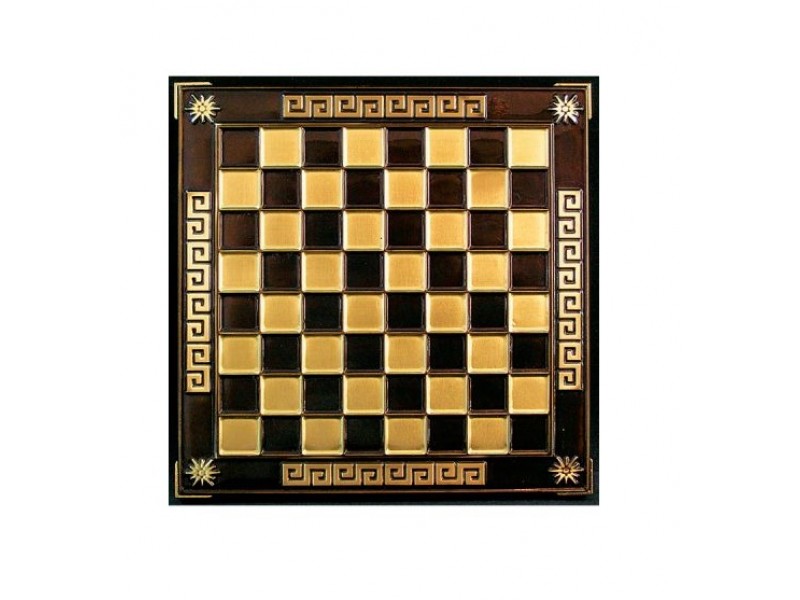 Μεταλλικη σκακιέρα, διάσταση 45 Χ 45 εκ.