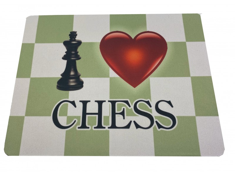 Mouse pad με θέμα " I love chess "