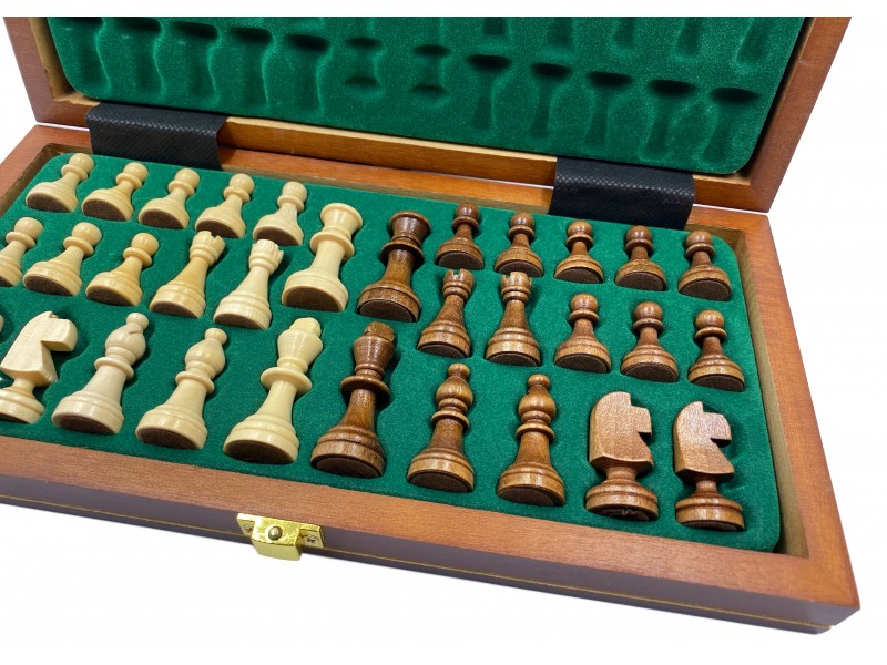 Σκάκι ταξιδίου ξύλινο King's deluxe edition