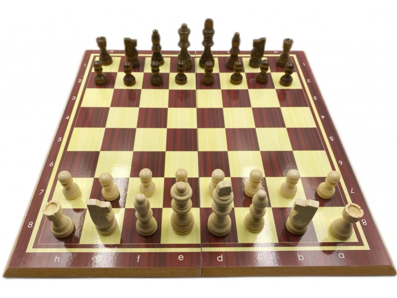 Ξύλινη σκακιέρα σπαστή 40 Χ 40 εκ.