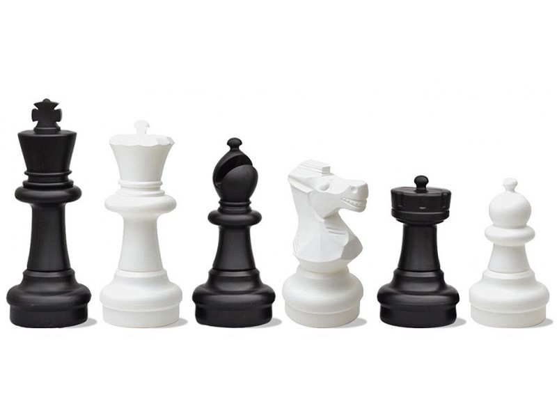 Combo Γίγας σκάκι κήπου- Πιόνια σετ μέ ύψος Βασιλιά 90 εκ. (Γερμανικής προέλευσης - Πιστοποίηση CE) και μαλακό δάπεδο 2.60 Χ 2.60 εκ.
