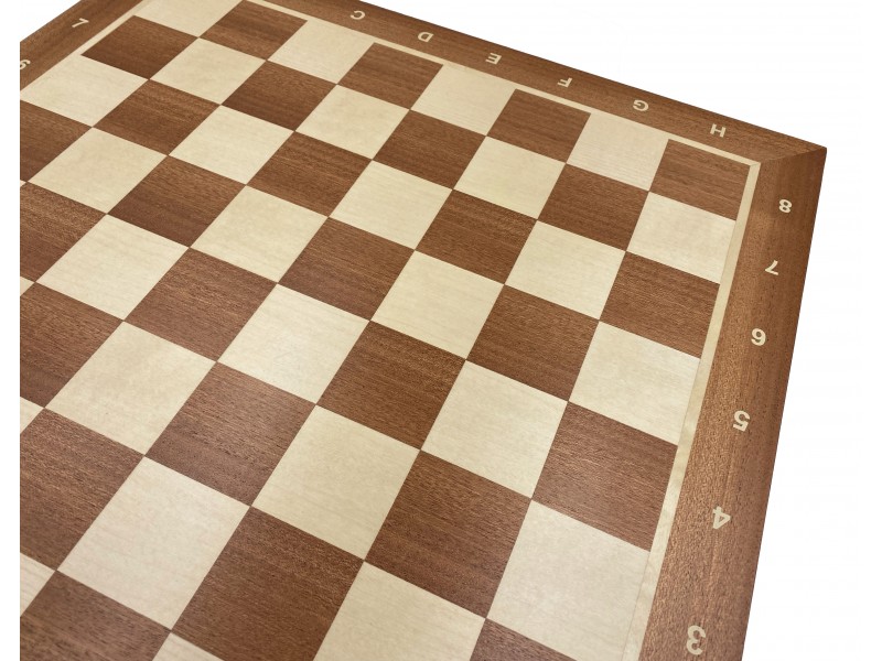 Σκακιέρα ξύλινη "Rome" μάτ pale  μαόνι πλακέτα ,  50 Χ 50 εκ. (με συντεταγμένες) 