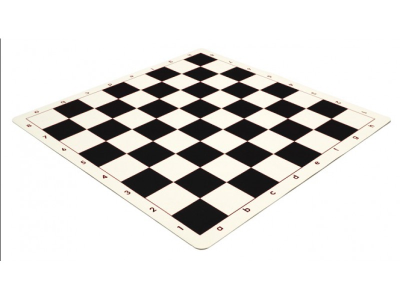 Σκακιέρα μαύρη σιλικόνης 50 Χ 50 εκ. , 5.7 εκ. τετράγωνο