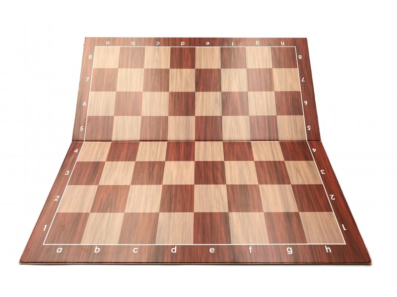 Αγγλικά Staunton με ύψος βασιλιά 9.8 εκ με βάρος και τσόχα & σπαστή σκακιέρα απομίμηση ξύλου 58 Χ 58 εκ.