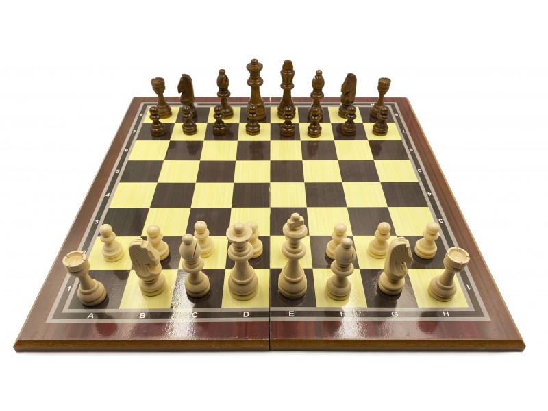 Ξύλινη σκακιέρα σπαστή 50 Χ 50 εκ.