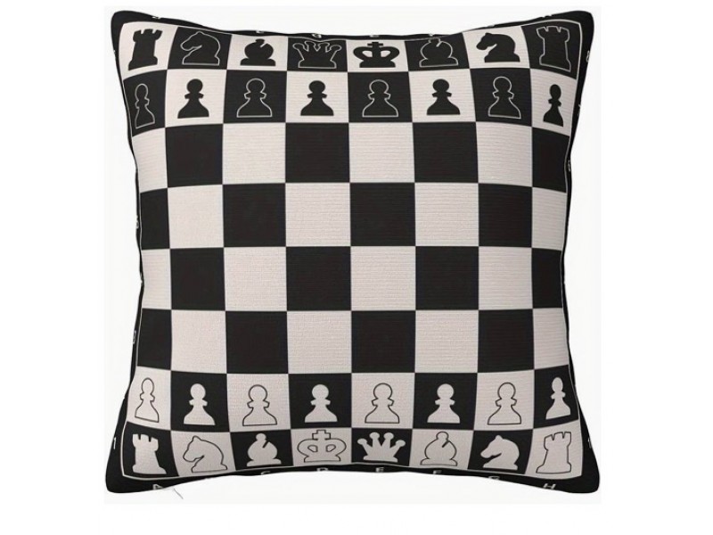 Θήκη μαξιλαριού με σκακιστικό θέμα