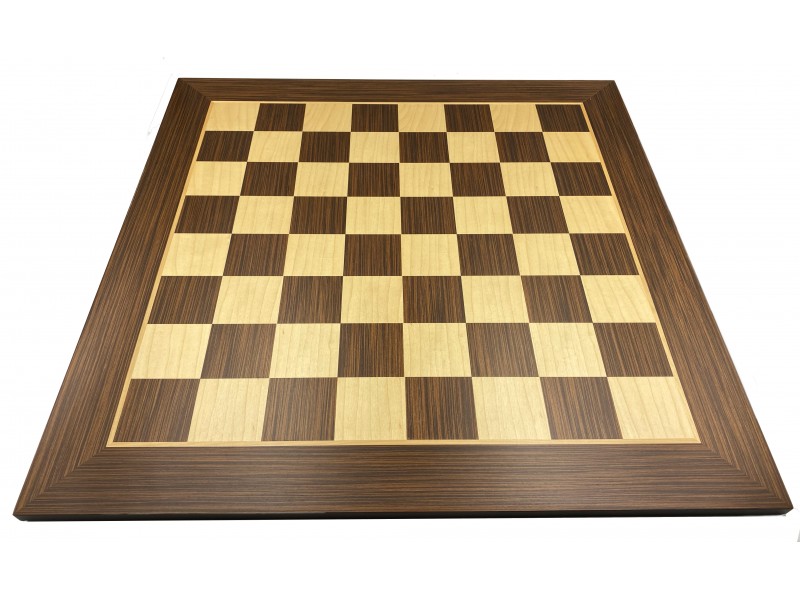 Σκακιέρα ξύλινη σε πλακέτα Βέγγε 50 Χ 50 εκ.  + ΔΩΡΟ υφασμάτινη τσάντα μεταφοράς