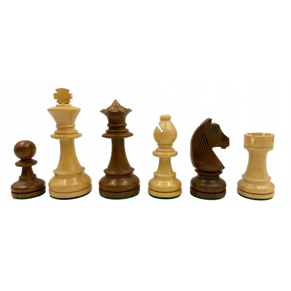 Γερμανικά staunton σέτ πιόνια για σκάκι χωρίς βάρος με ύψος βασιλιά 8 εκ.