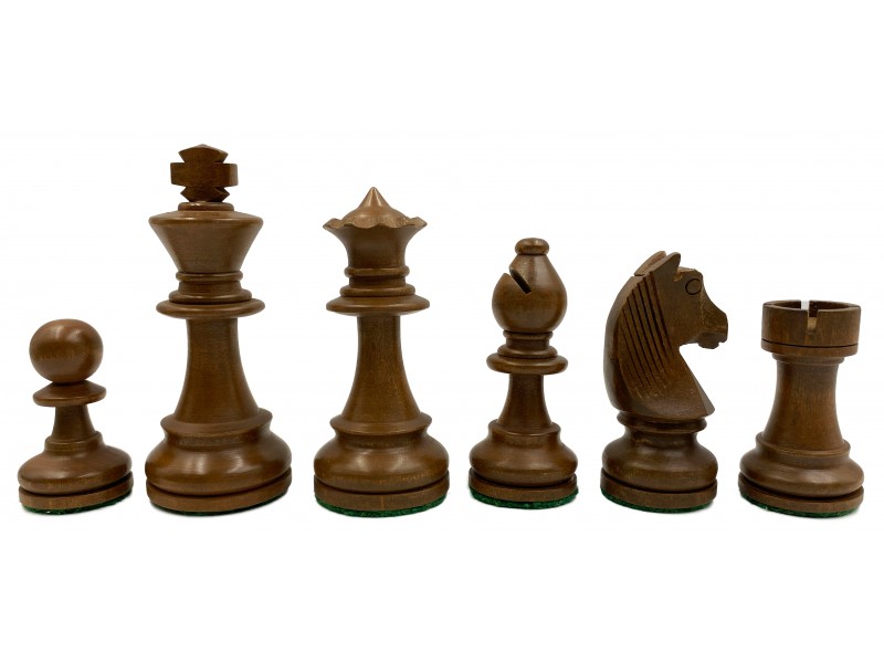 Γερμανικά staunton σέτ πιόνια για σκάκι χωρίς βάρος με ύψος βασιλιά 8 εκ.
