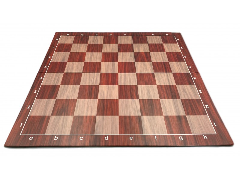 Σπαστή σκακιέρα Deluxe απομίμηση ξύλου 58 Χ 58 εκ.