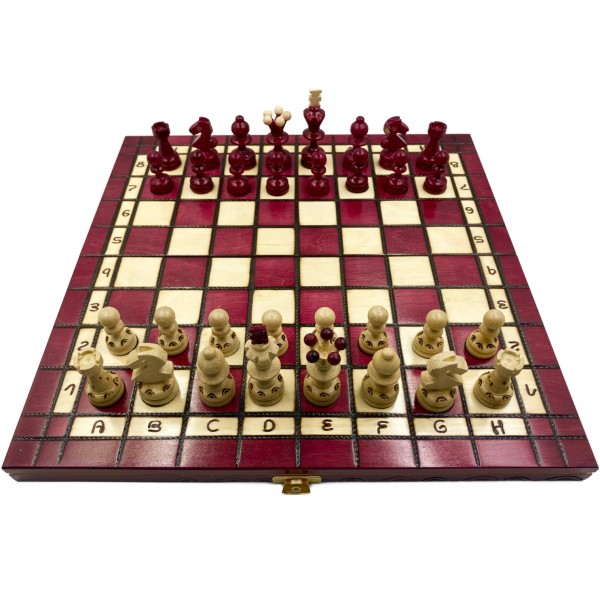 Σκάκι ταξιδίου ξύλινα glossy 
