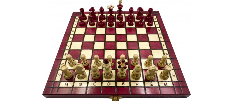 Σκάκι ταξιδίου ξύλινα glossy 