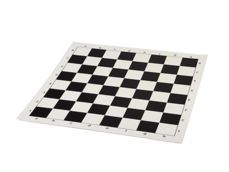 Σκάκι βινυλίου μαύρο 50X50 εκ.